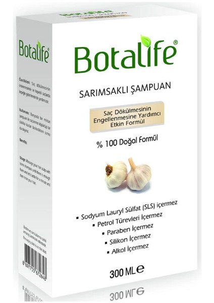 Sarımsaklı Şampuan 300ml
