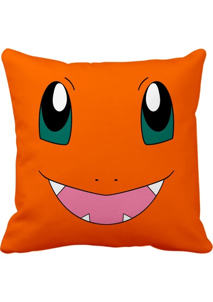 Charmander Çarmendır Pokemon Go Saten Yastık