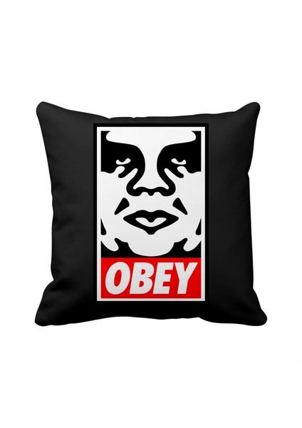 Obey Giant 3 Saten Yastık
