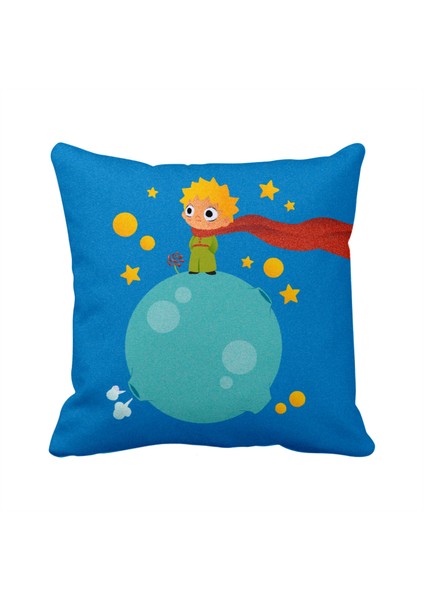 The Little Prince Küçük Prens Pastel Saten Yastık