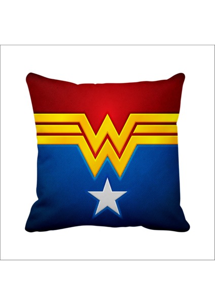 Wonder Woman 3D Justice League Saten Yastık