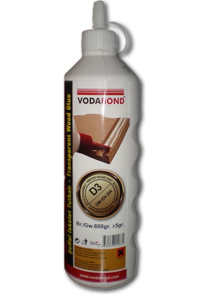 D3 Şeffaf Tutkal 600 Ml