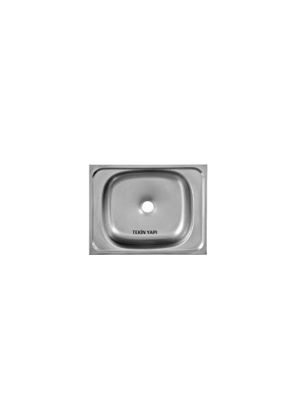 40X50 Paslanmaz Krom Evye Lavabo