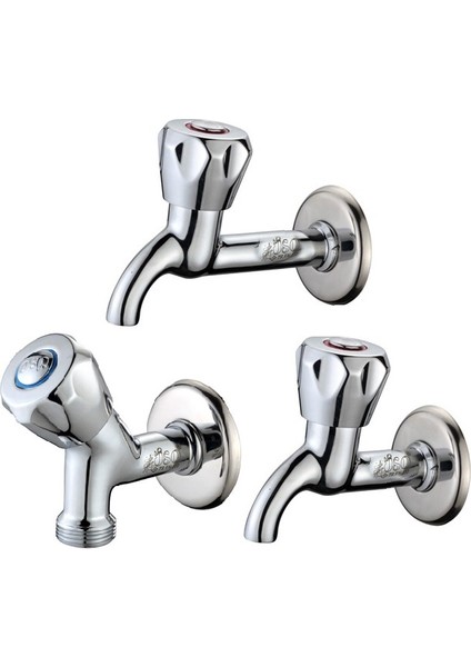 Uzun+Kısa Ve Çamaşır Musluğu