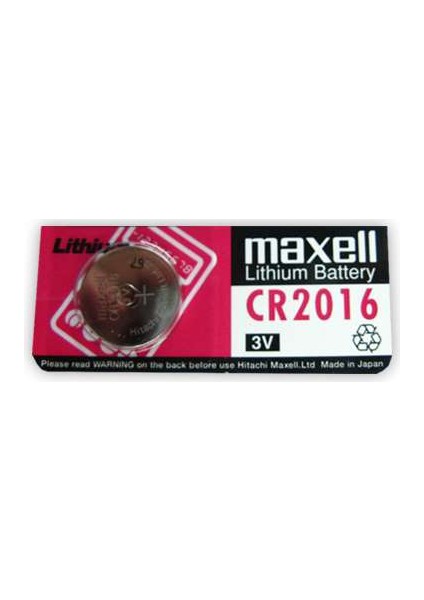 Pil Lıthıum 3V Cr 2016
