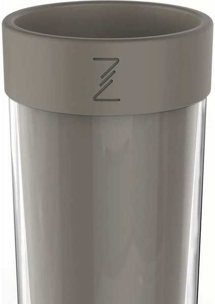Zest Glass Uzun Çatal/Kaşıklık - Gri P96269-1073529GR