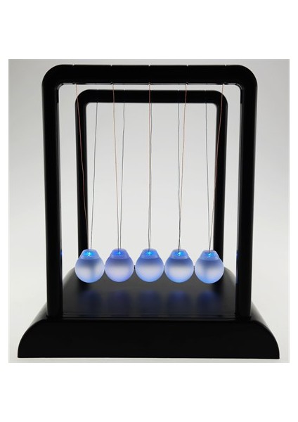 Newton Cradle Led Mavi