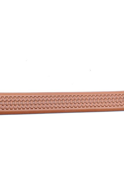 Erkek Klasik 606-21 %100 Deri Kemer Kumaş Kanvas En 3 cm
