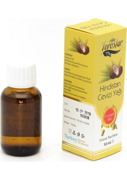 Altın Toroslar Hindistan Cevizi Yağı 50 Ml