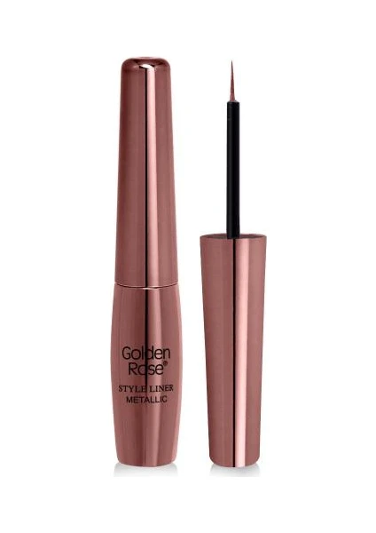 Golden Rose Style Liner Metallic Eyeliner No: 06 Copper - Metalik Eyeliner - 8691190170066