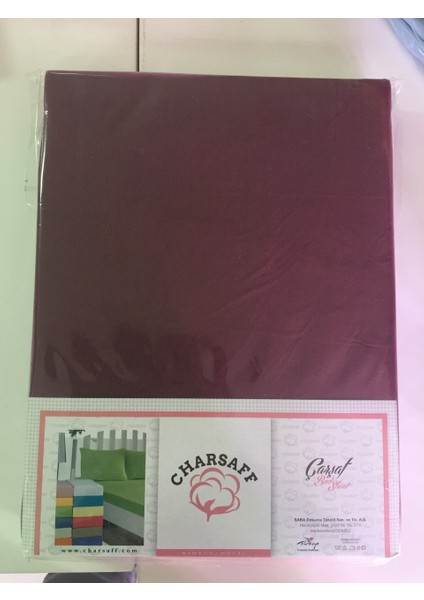 Lastikli Çarşaf 100 X 200 Bordo