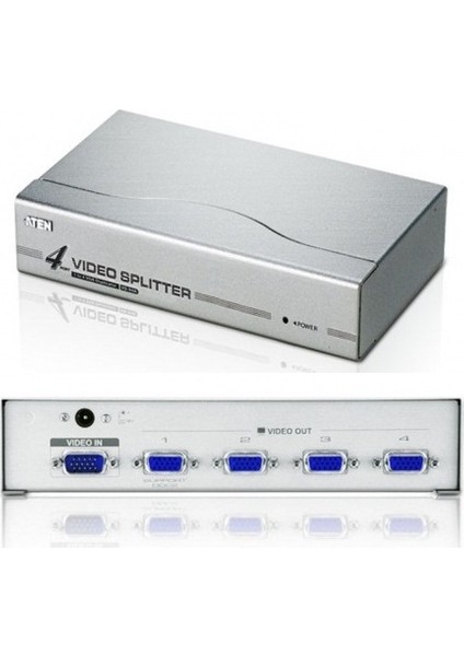 4Port Vs94A-A7-G 4X 15Pin Dsub 1920X1440 350Mhz Vga,Video Splitter