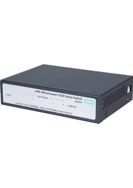 Hpe 5Port 1420 5G Jh327A Gigabit Yönetilemez Switch Desktop