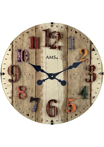 Ahşap Vintage Duvar Saati