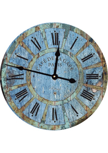Ahşap Vintage Duvar Saati