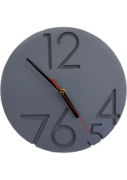 Ahşap Yuvarlak Duvar Saati