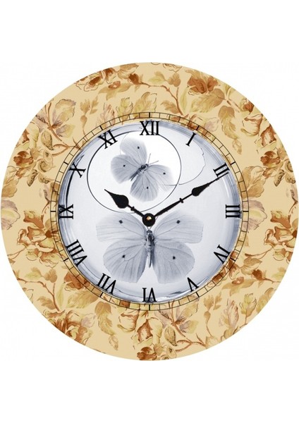 Ahşap Yuvarlak Duvar Saati