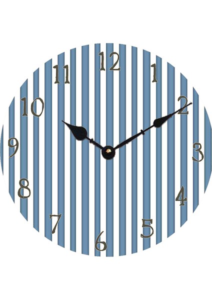 Ahşap Yuvarlak Duvar Saati