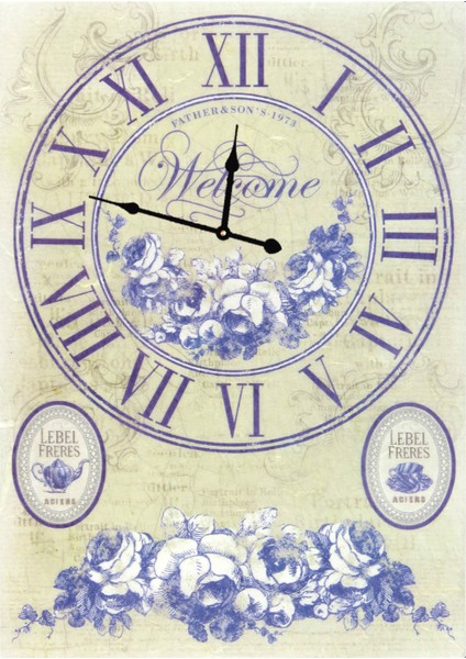 Ahşap 35X50Cm Duvar Saati