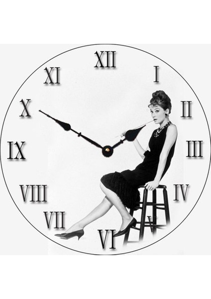 Ahşap Yuvarlak Duvar Saati