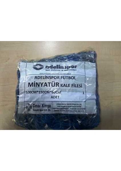 Minyatür Kale Filesi 100/150/60Cm 10*10 Göz 2,5 Mm Renkli İp