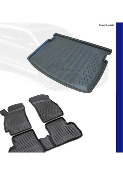 Nissan Qashqai Suv Platınıum Bagaj Havuzu Ve 3D Paspas 2015+