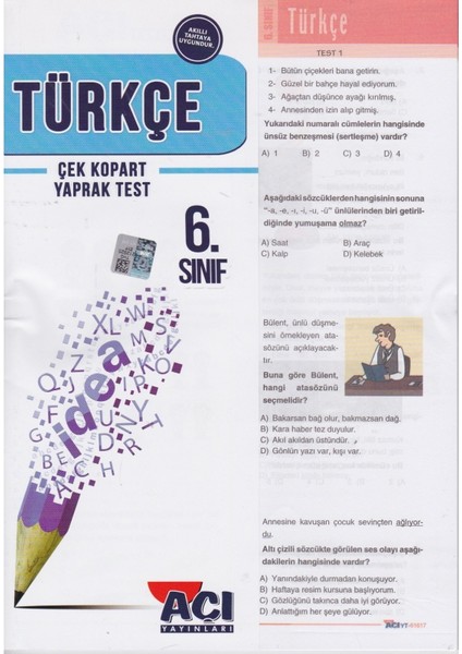 6. Sınıf Din Kültürü Çek Kopart