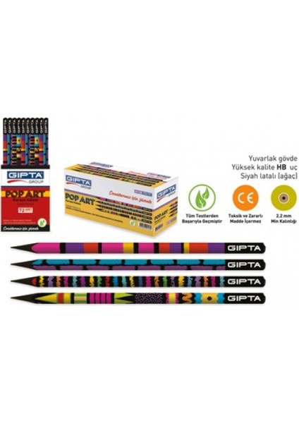 Popart Kurşun Kalem (Adet)