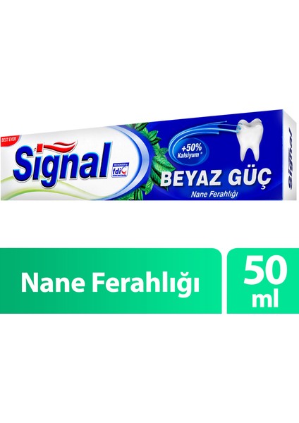 Diş Macunu Beyaz Güç Nane Ferahlığı 50 ml
