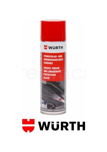 Würth Siyah Darbe Koruyucu Pütür 500 Ml