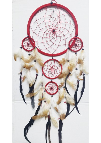 Dream Catcher 22 Cm Kırmızı