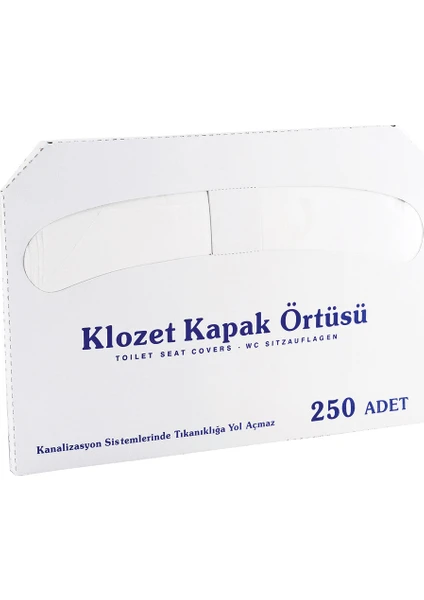 Klozet Kapak Örtüsü 250 'Li