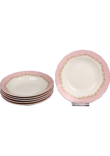 Çukur Tabak Vintage Pink 6'Lı