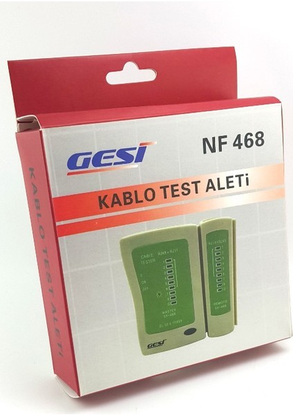 Rj45 Rj11 Cat5 Network Kablo Test Cihazı