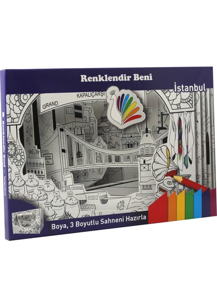 3 Boyutlu Boyama Sahnesi - İstanbul Modeli