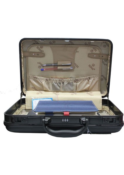 Laptop Bölmeli Abs Kırılmaz James Bond Model Evrak Lapto Çantası 13-15 İnçh