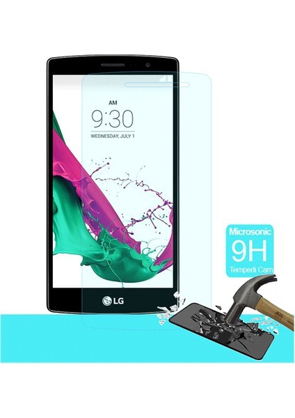 LG G4 Beat Temperli Cam Ekran Koruyucu Film
