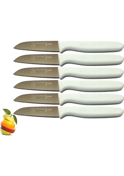 Sürmene 061007 Meyve Bıçağı 6 Lı Set 11 Renk Seçeneği