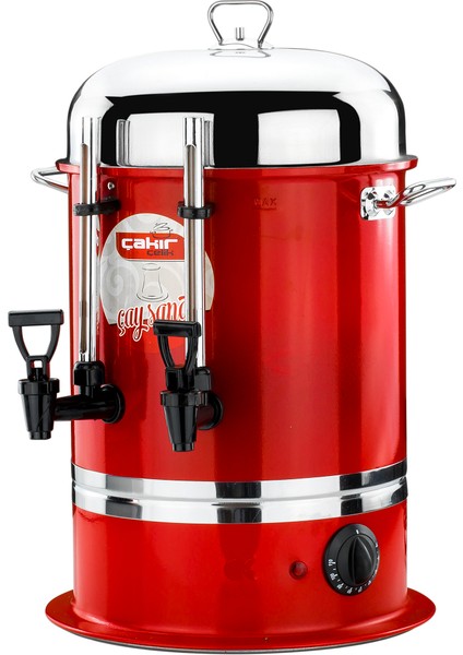 80 Bardak Endüstriyel Çay Otomatı (Kırmızı)