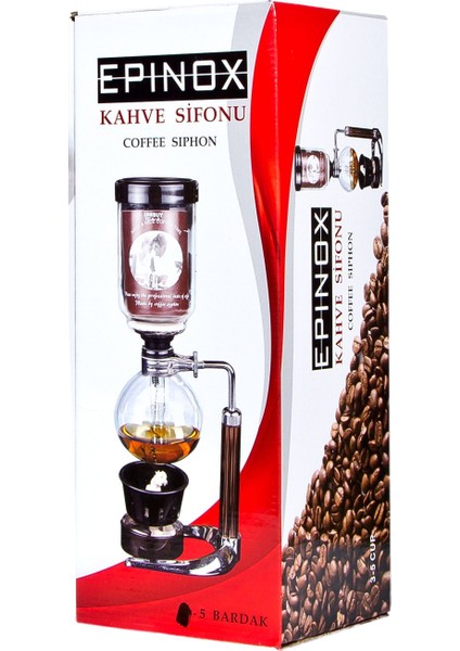 Coffee Syphon Kahve Sifonu 5 Bardak