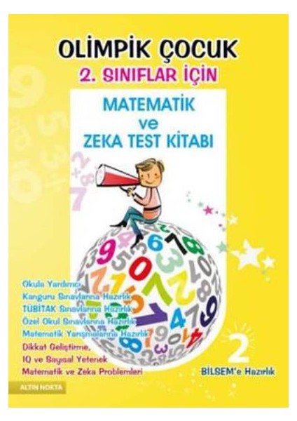 Olimpik Çocuk 2. Sınıflar İçin Matematik ve Zeka Test Kitabı