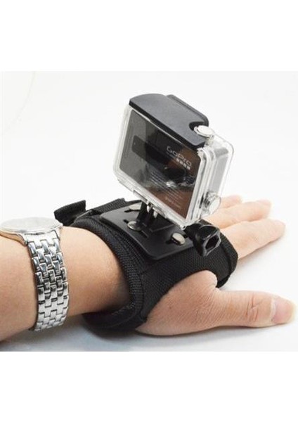 Gopro Hero 2 3 3+ 4 Eldiven Tipi Bileklik Bağlantısı (Büyük)