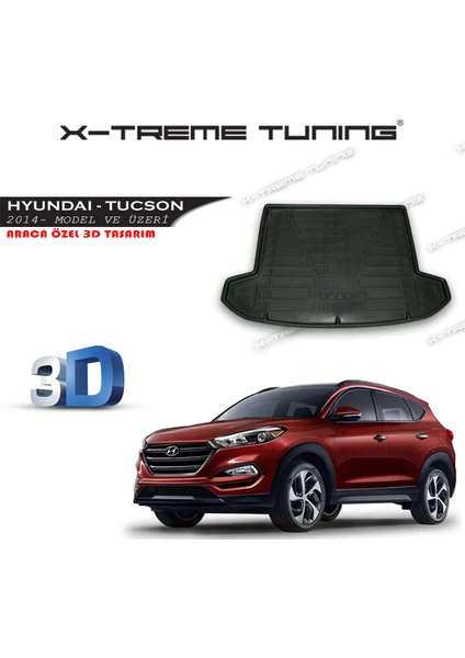 Xt Hyundai Tucson Bagaj Havuzu 3D Tasarım