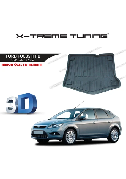 Xt Ford Focus 2 Hb Bagaj Havuzu 3D Tasarım