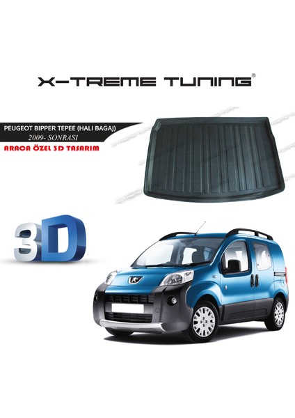 Xt Peugeot Bipper Tepee Bagaj Havuzu 3D Tasarım