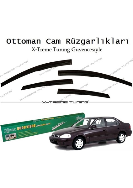 Honda Civic 1996-1998 Arası Cam Rüzgarlık