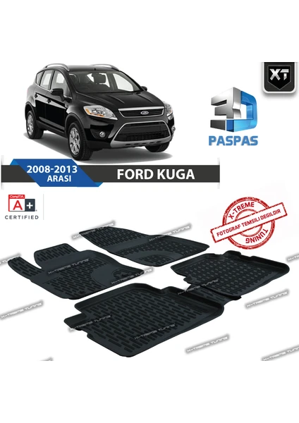 Xt Ford Kuga 3D Havuzlu Paspas 2008-2012 Arası