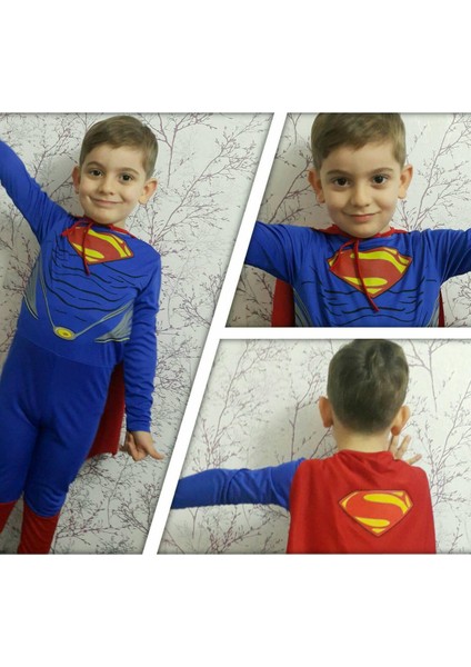 Superman Kostümü 6 - 8 Yaş (Medium)