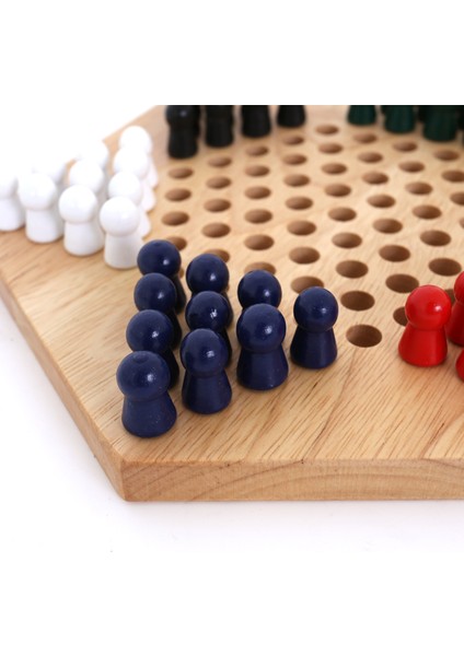 Ahşap Hexagon Çin Daması ve Solo Test Chinese Checkers Game fırsatları