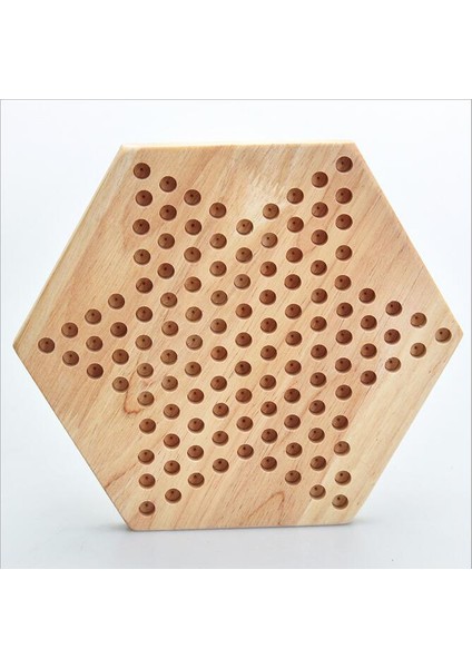 Ahşap Hexagon Çin Daması ve Solo Test Chinese Checkers Game indirimleri